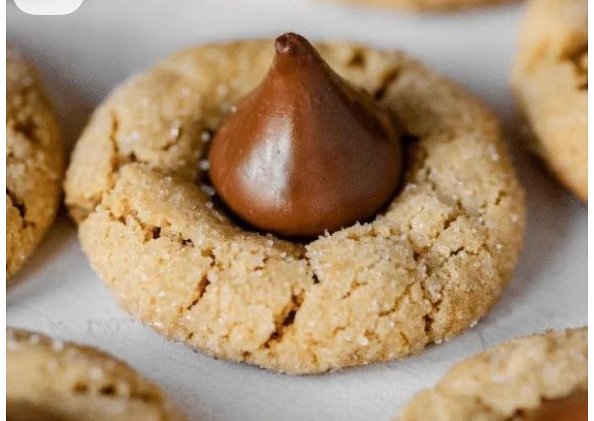 Peanut butter blossom cookies