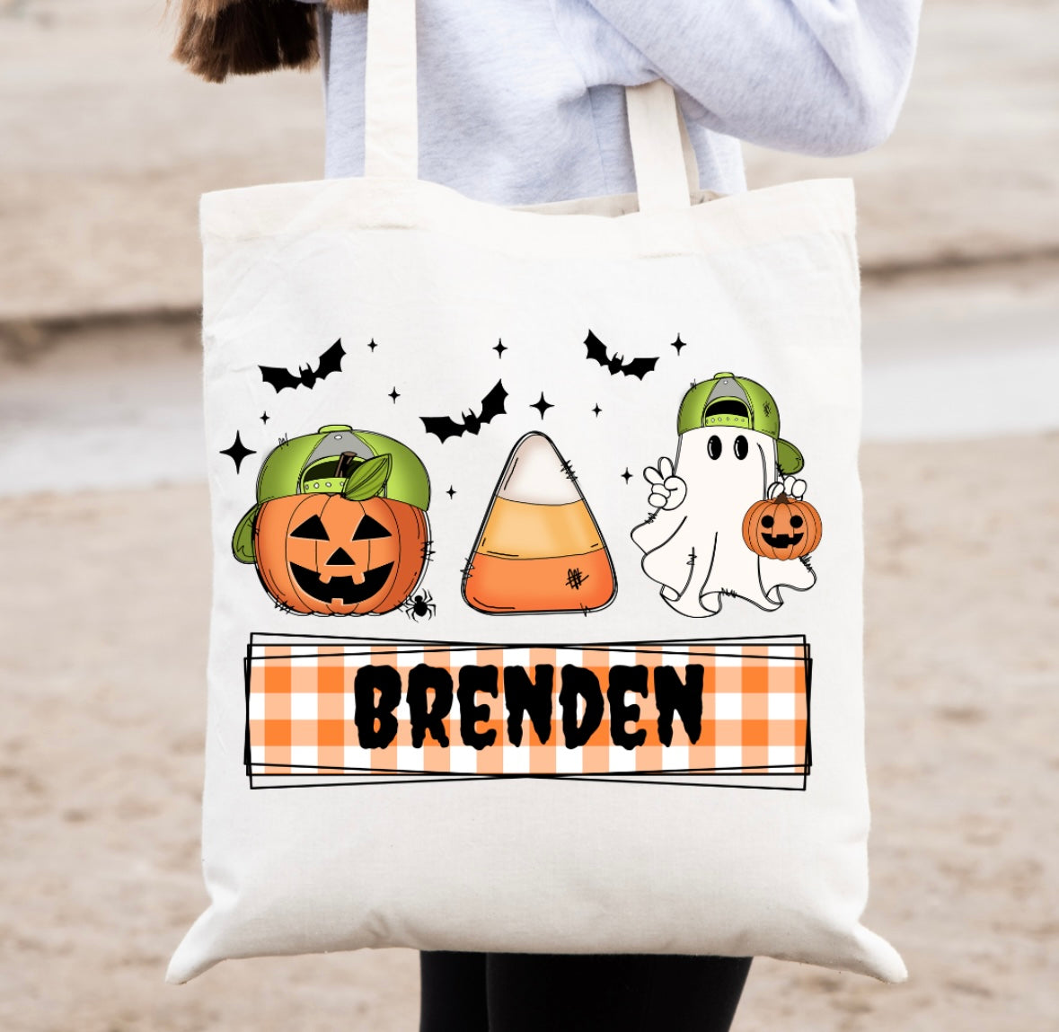 Custom trick or treating bags