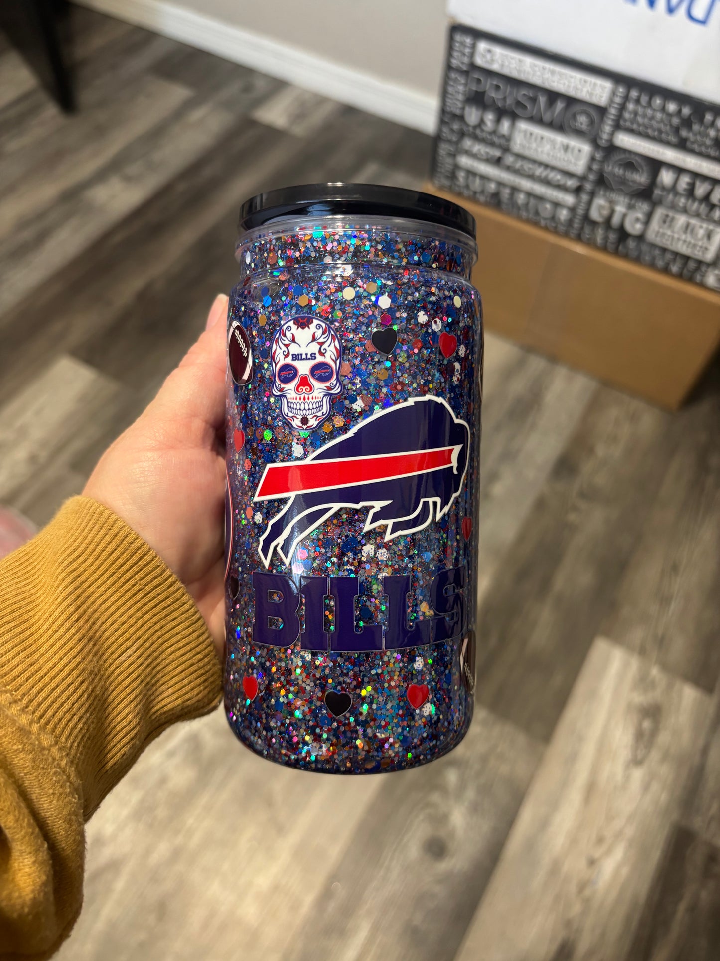 Buffalo Bills snow globe cup