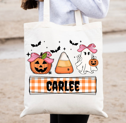 Custom trick or treating bags