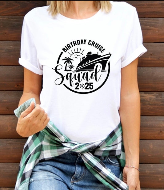 Birthday squad single color