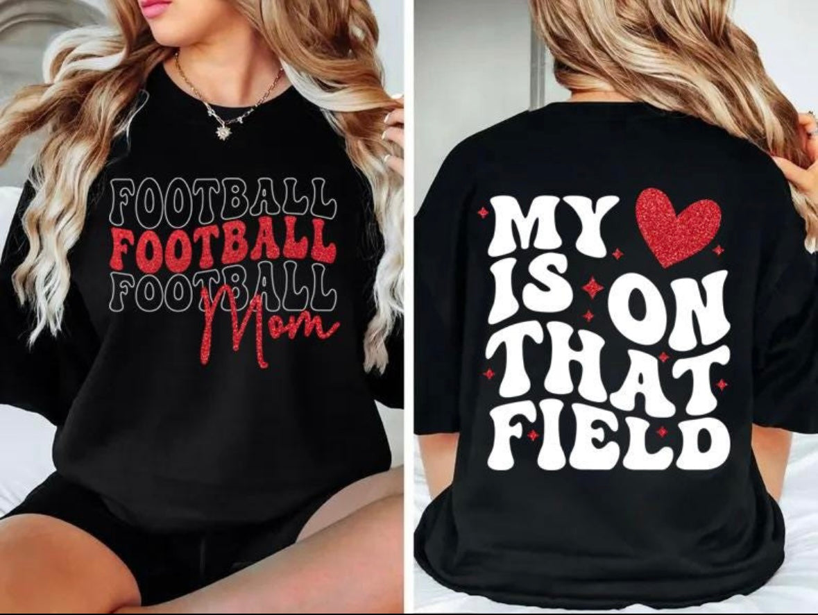 Football Mom red