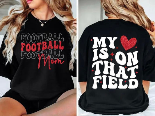 Football Mom red